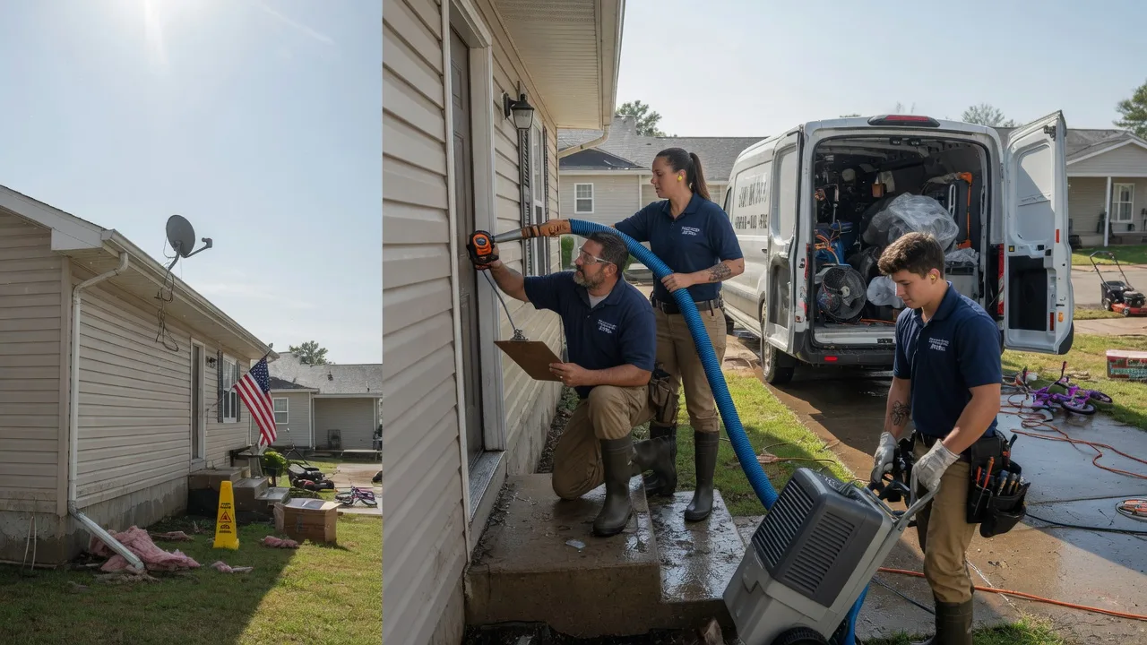 Ceiling Water Damage Restoration in Moorefield, KY near me